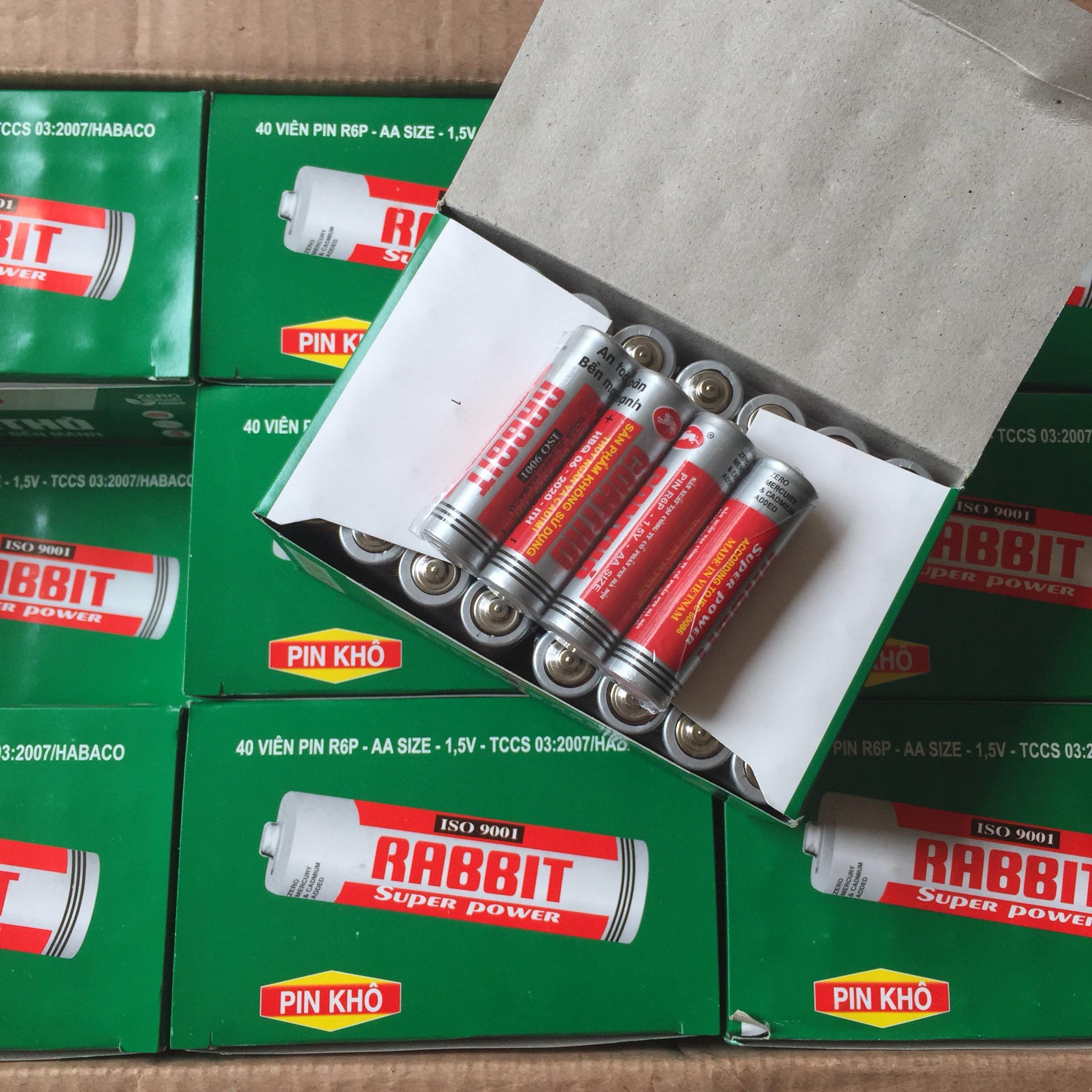 8 viên Pin Con thỏ AA (8 viên pin tiểu)