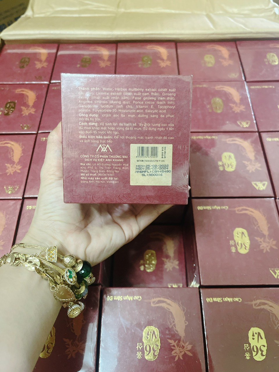 CAO MỤN SÂM ĐỎ 36 VỊ CHÍNH HÃNG
