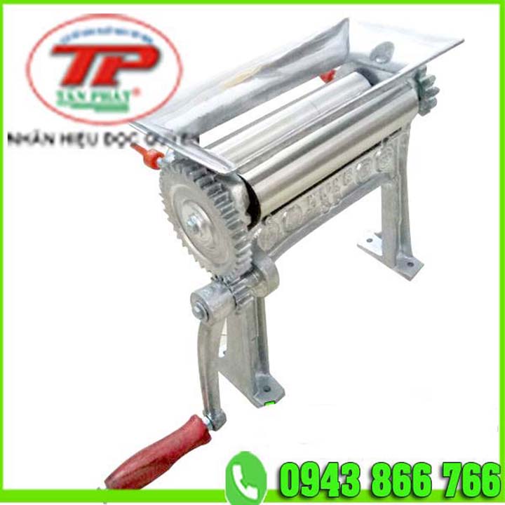 [HCM]Máy cán khô mực trục inox dài 140mm