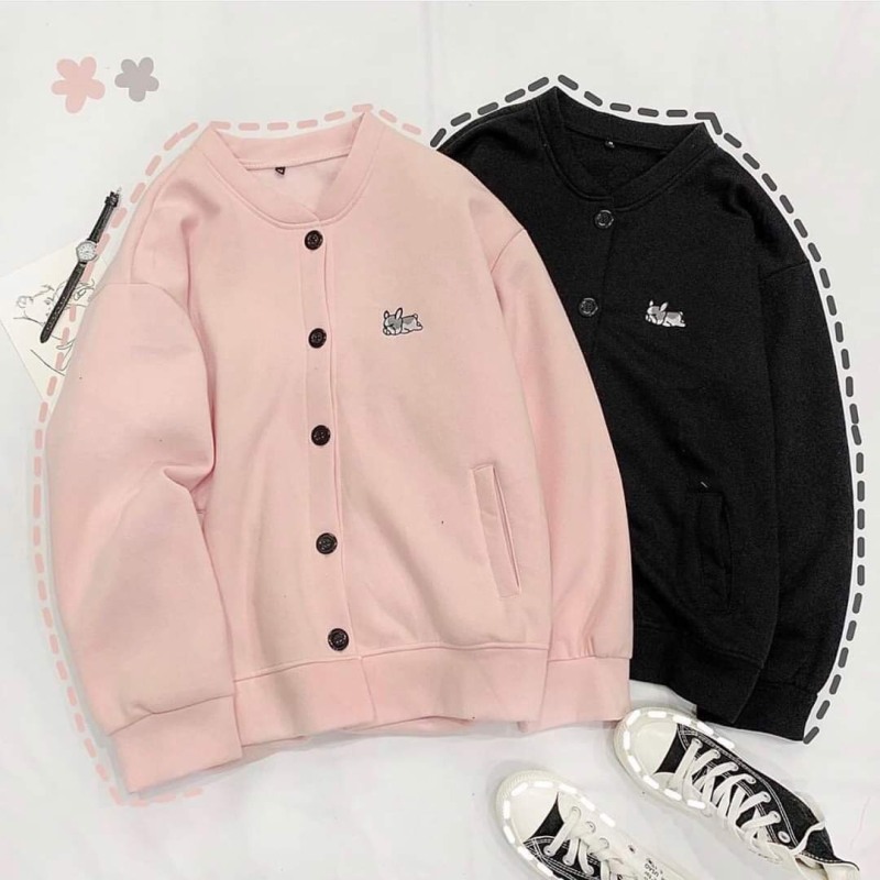(FREESHIP TOÀN QUỐC) - Áo Khoác Cardigan, Sweater, Jacket Uncover Nữ Nam Chất Thun Nỉ Ngoại Fools Game Form Rộng Nút Cài Unisex