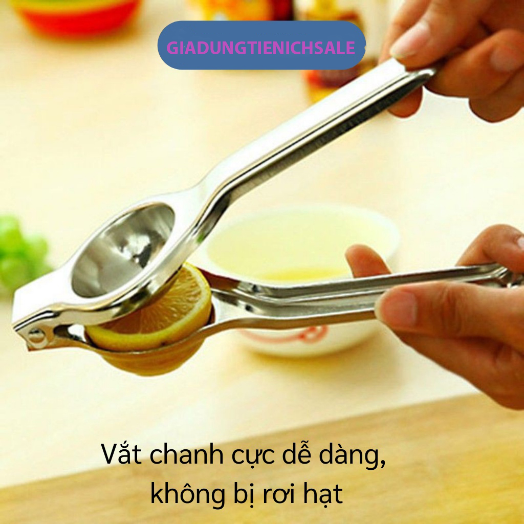 Dụng Cụ Vắt Chanh Inox (Kẹp Vắt Chanh)