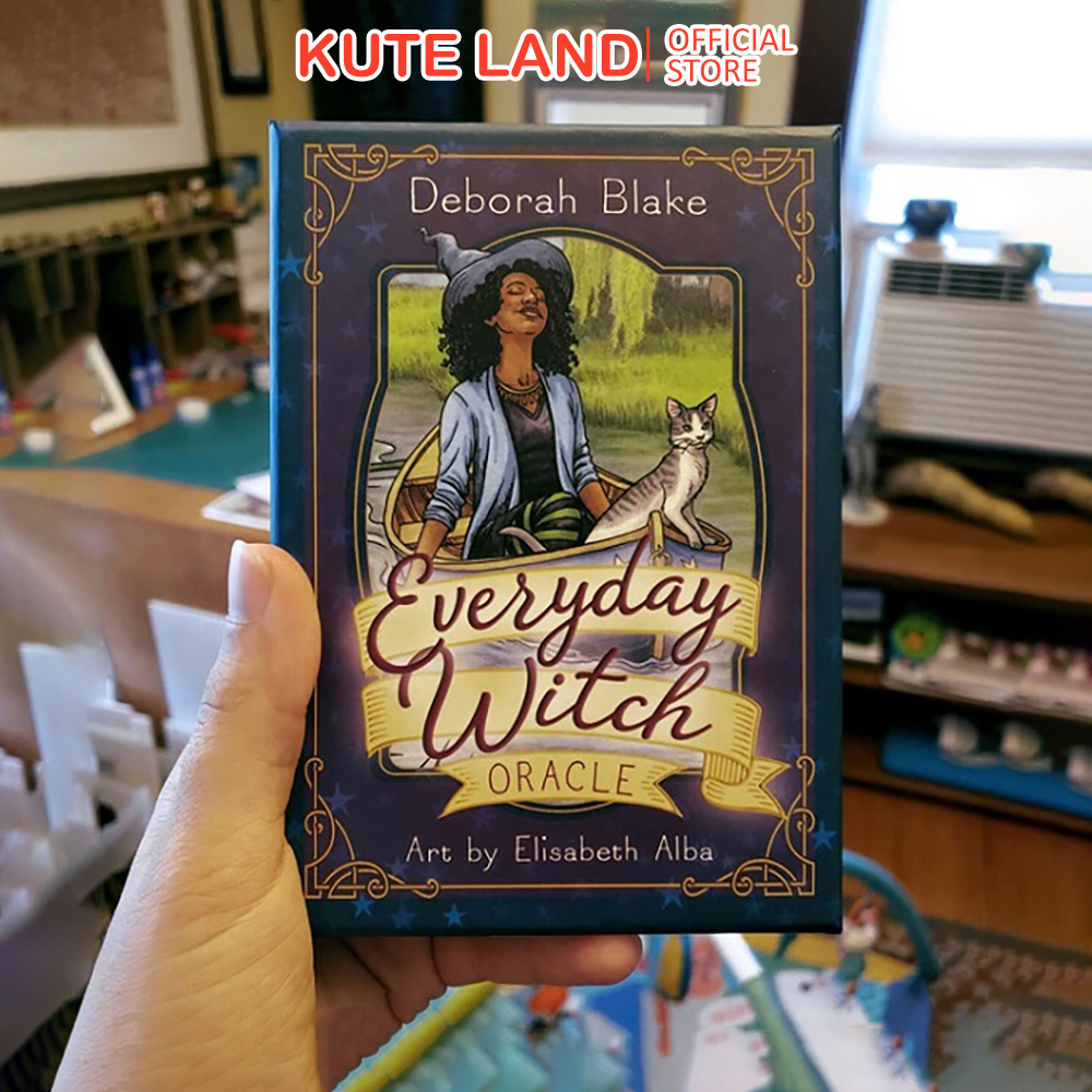 Bộ Bài Oracle Everyday Witch Oracle Tặng Đá Thanh Tẩy