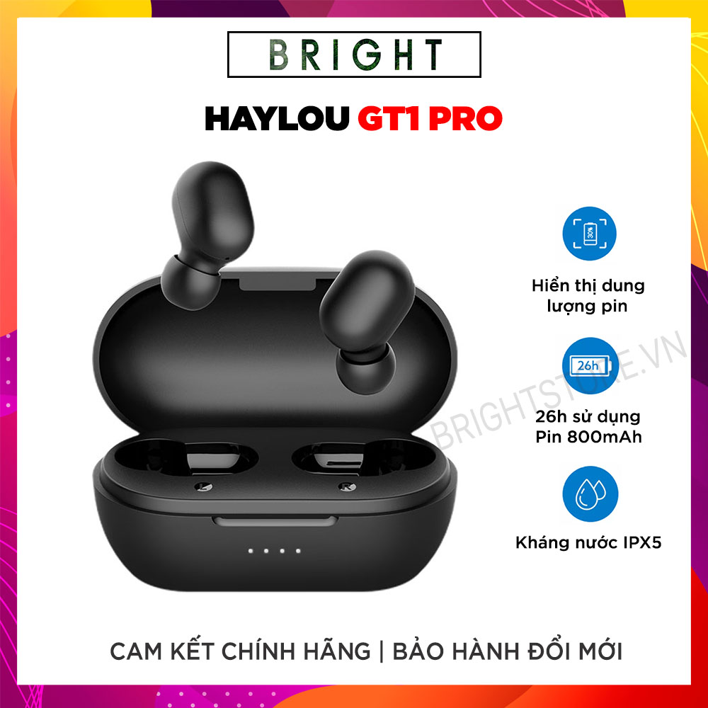 [HCM]Tai Nghe Bluetooth True Wireless Haylou  GT1 2022/ GT1 Pro Bluetooth 5.0