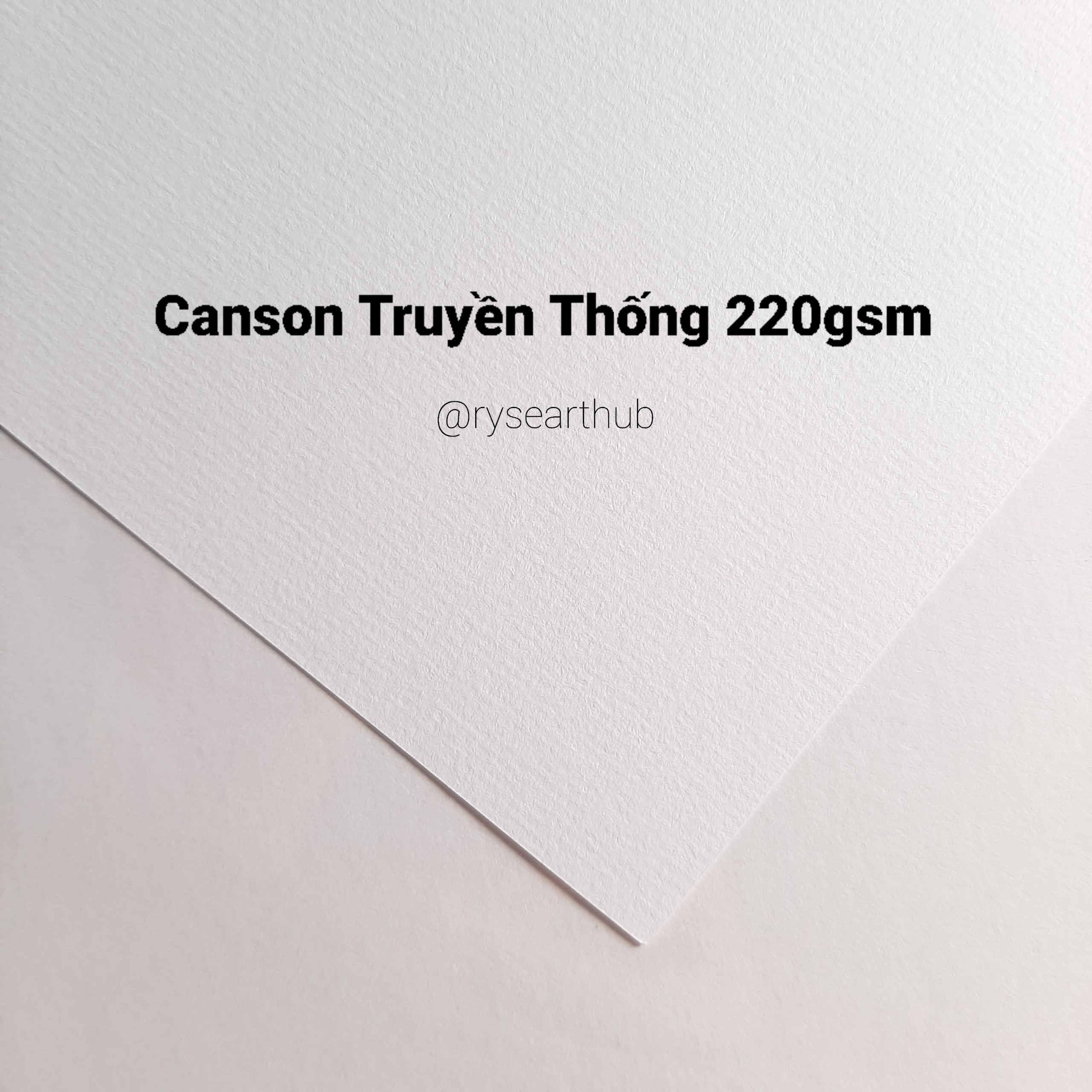 Giấy vẽ Canson truyền thống 220gsm tệp 10 tờ khổ A4 A5