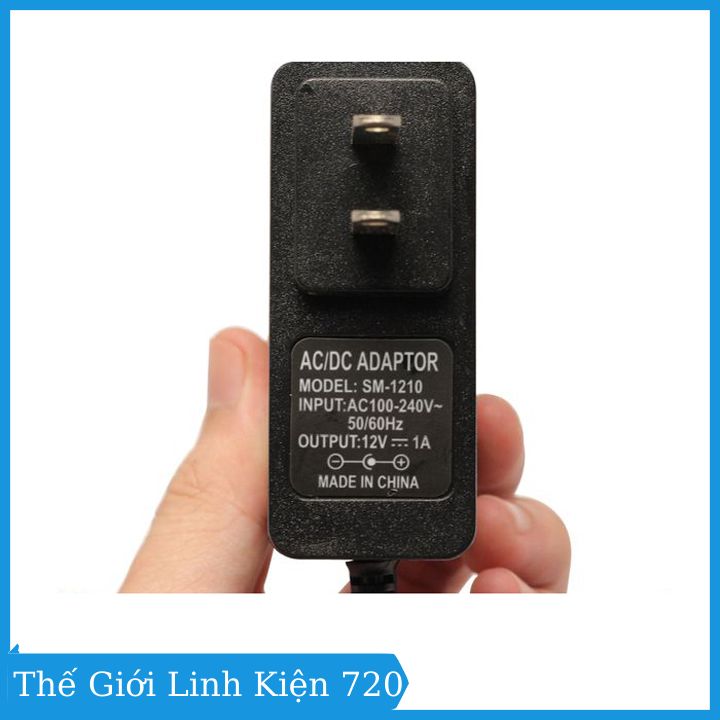 Nguồn adapter 12v-1a jack dc 5.5*2.1mm