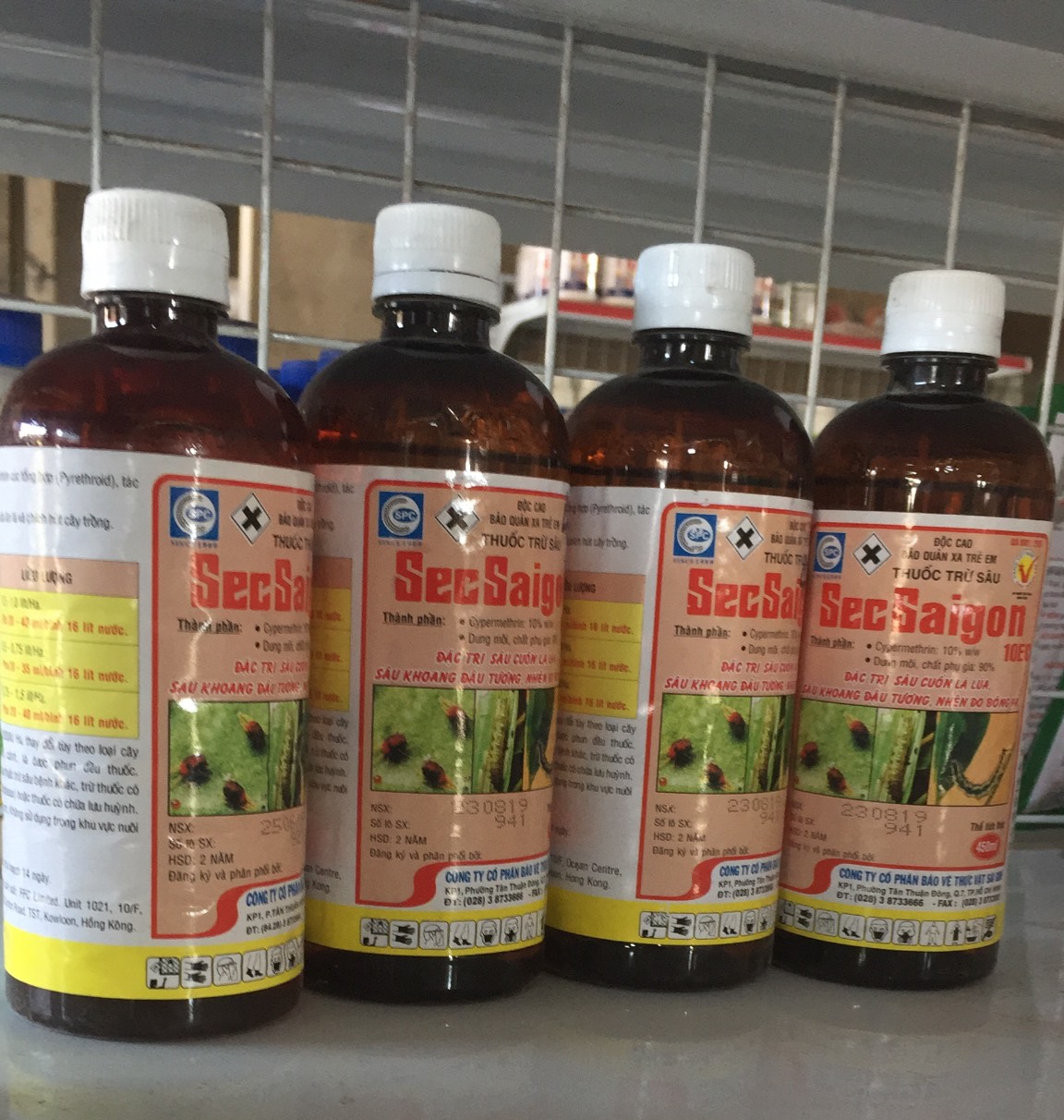 SEC SAIGON - THUỐC TRỪ SÂU - Chai 450ml