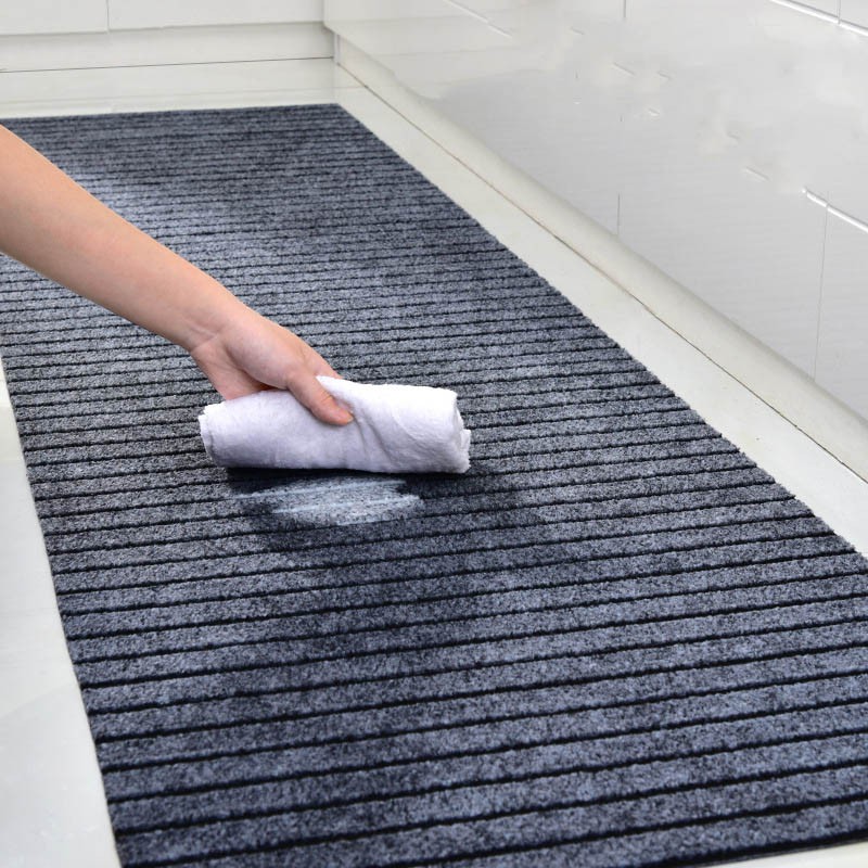 Thảm bếp vải polyester thấm nước chống trơn trượt phong cách hiện đại