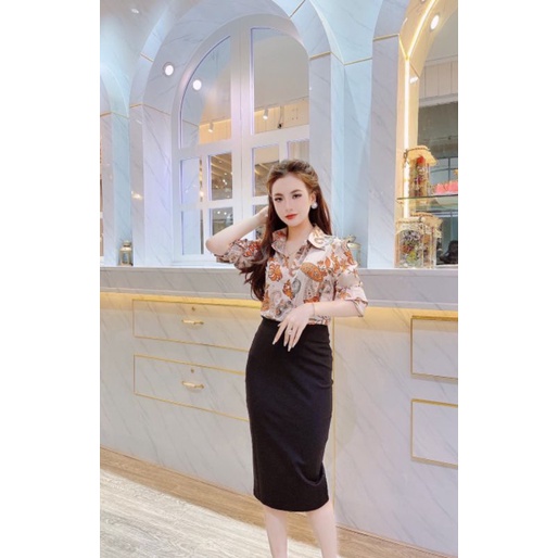 CHân váy dài ,CHân váy A xẻ tà