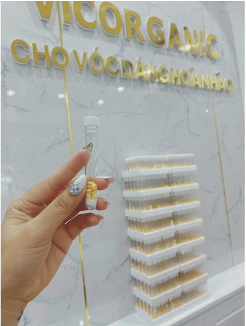 [Freeship từ 0đ] Kẹo siết eo hủy mỡ Vit-C (ống 7 viên)