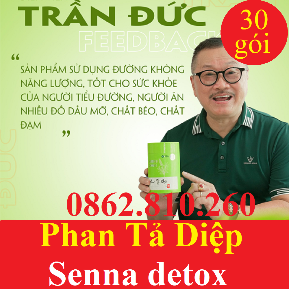 Phan Tả Diệp senna detox Thải độc ruột Dr Lacir [CHÍNH HÃNG DRLACIR] (kèm TÚI ĐỰNG LACIR)