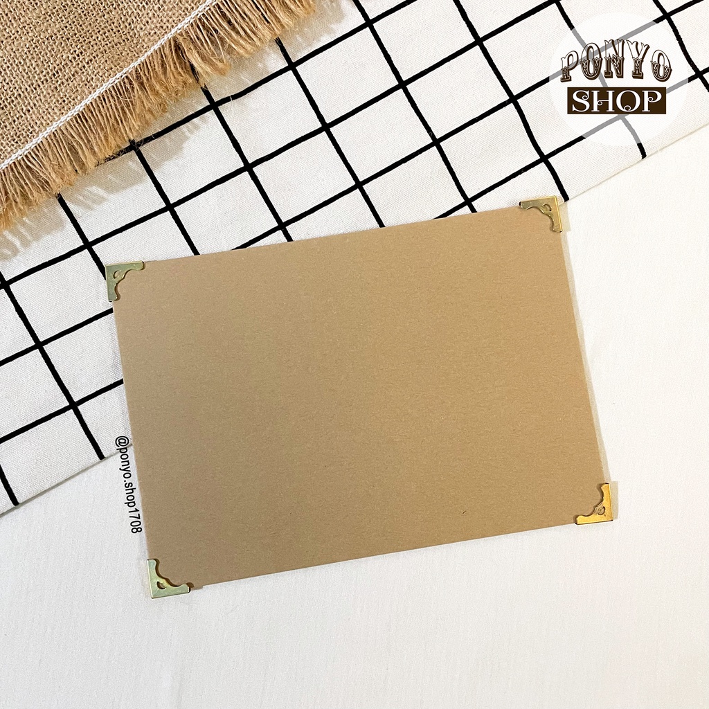 Bộ 4 cái bọc góc sổ kim loại