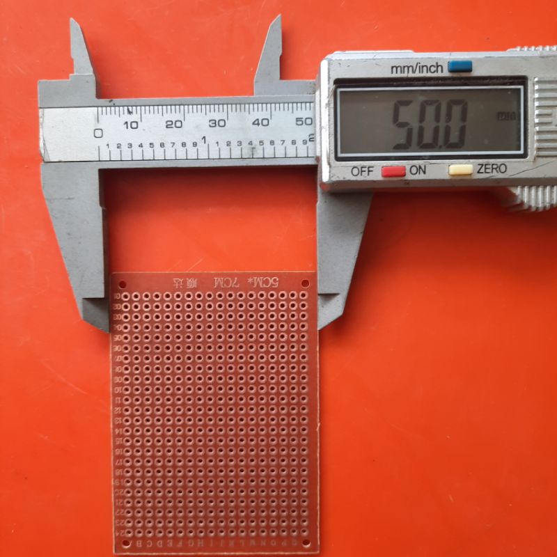 phíp đồng đục lỗ hàn linh kiện điện tử5x7cm