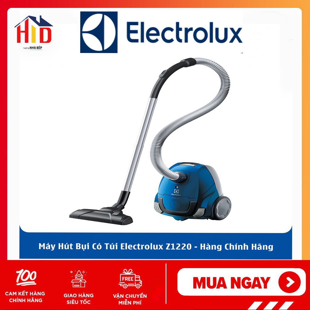 Máy hút bụi có túi Electrolux Z1220 ,BH chính hãng 12 tháng