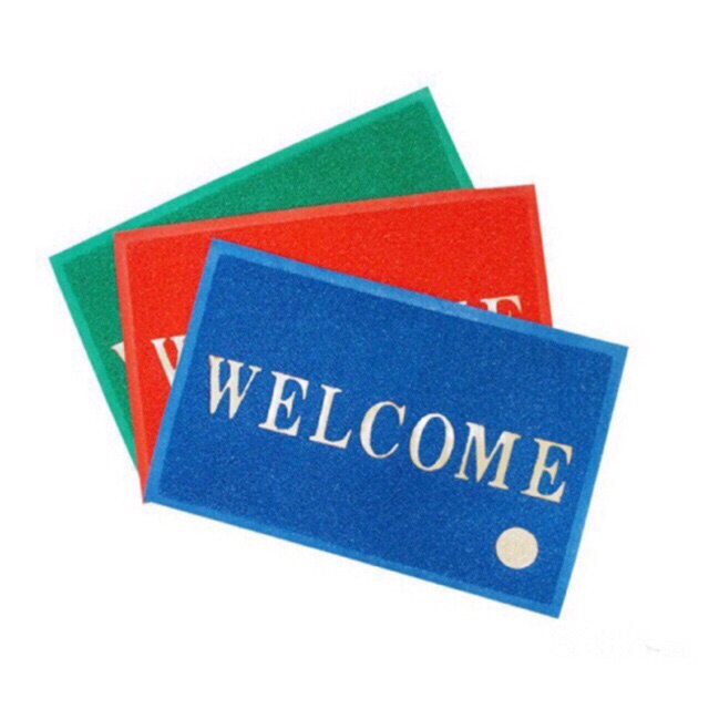 Combo 2 thảm nhựa welcome 40-60