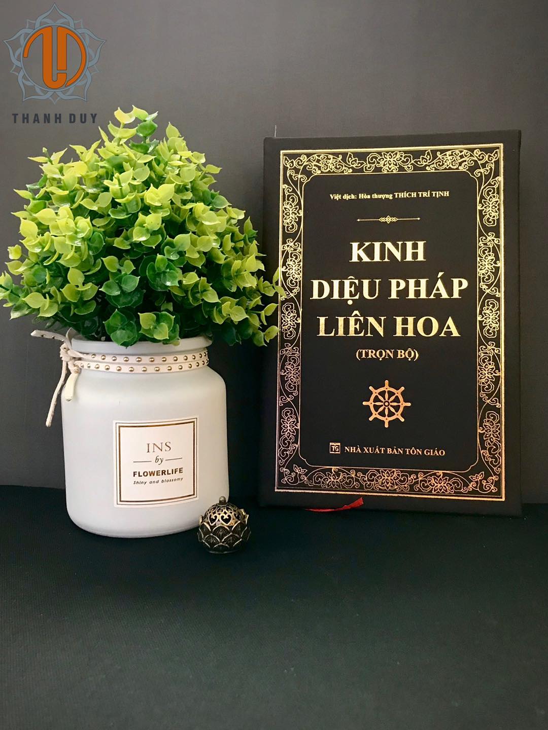 Sách - Kinh Diệu Pháp Liên Hoa (Bìa Gấm - Trọn Bộ)