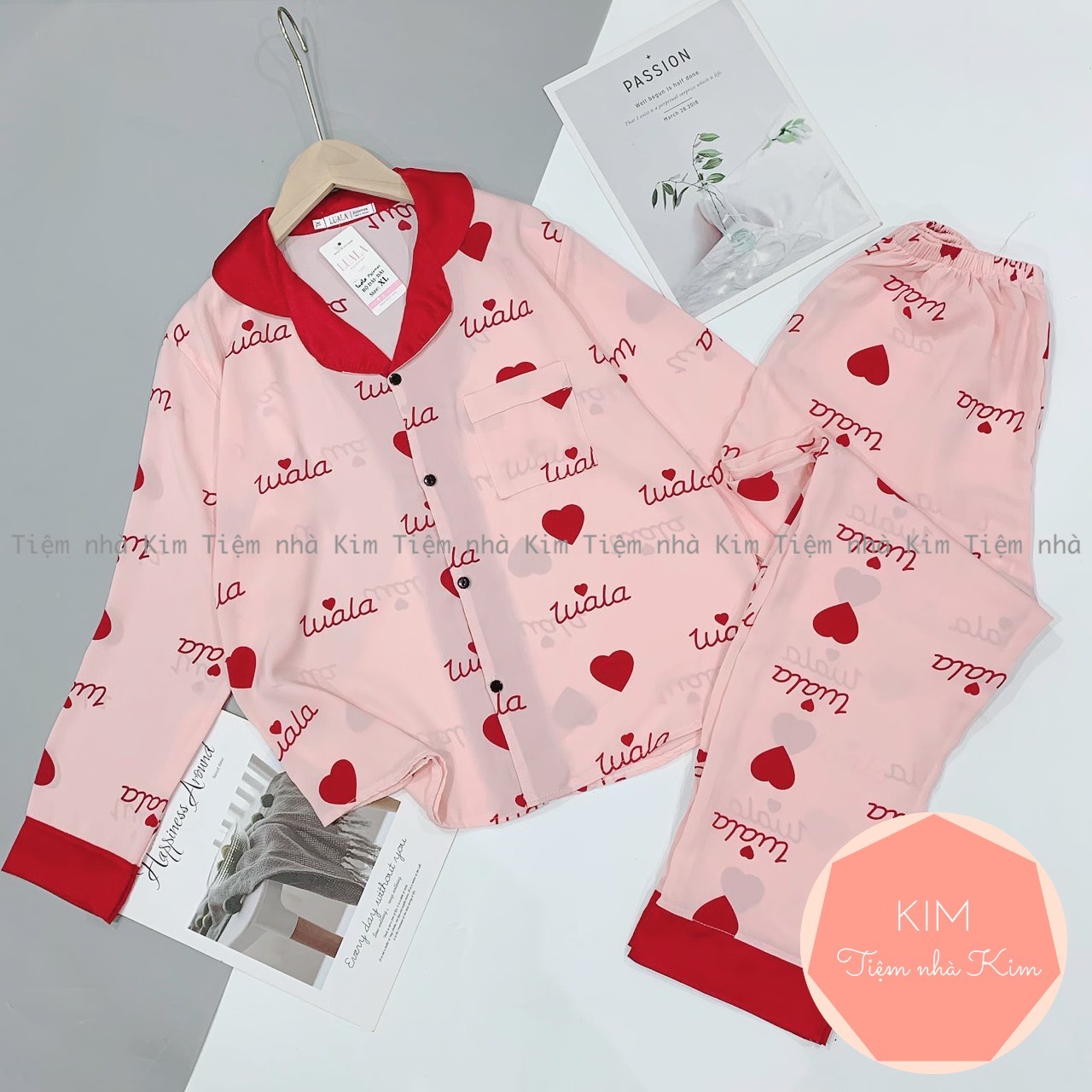 Bộ Pijama Lụa Mango - Bộ Mặc Nhà Cộc Dài - Hàng cao cấp có size