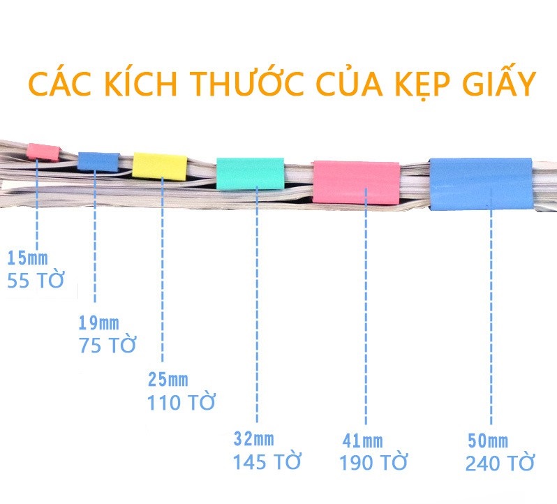 Kẹp bướm nhiều màu