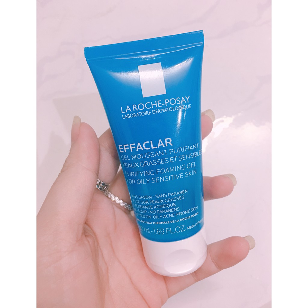 Sữa rửa mặt La Roche Posay cho da dầu & da mụn nhạy cảm Effaclar Purifying Foaming Gel 4.9