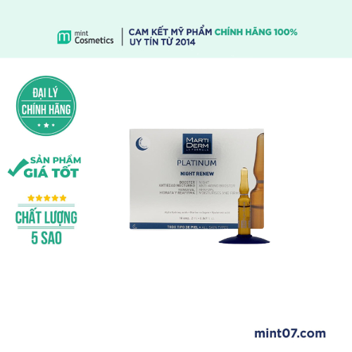 Tinh chất MartiDerm Platinum Night Renew