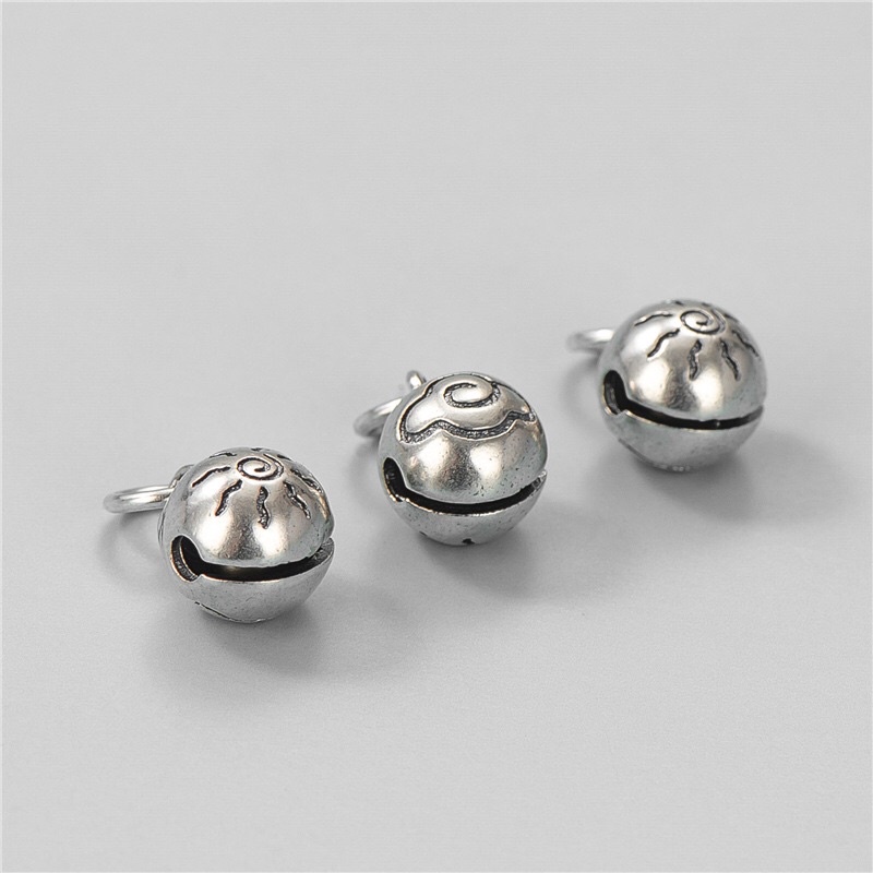 [S925] Charm chuông họa tiết - MH621