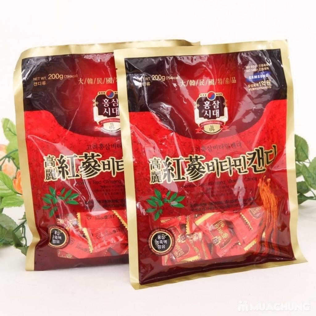 [HCM]Kẹo Sâm Đỏ Hàn Quốc túi 200g