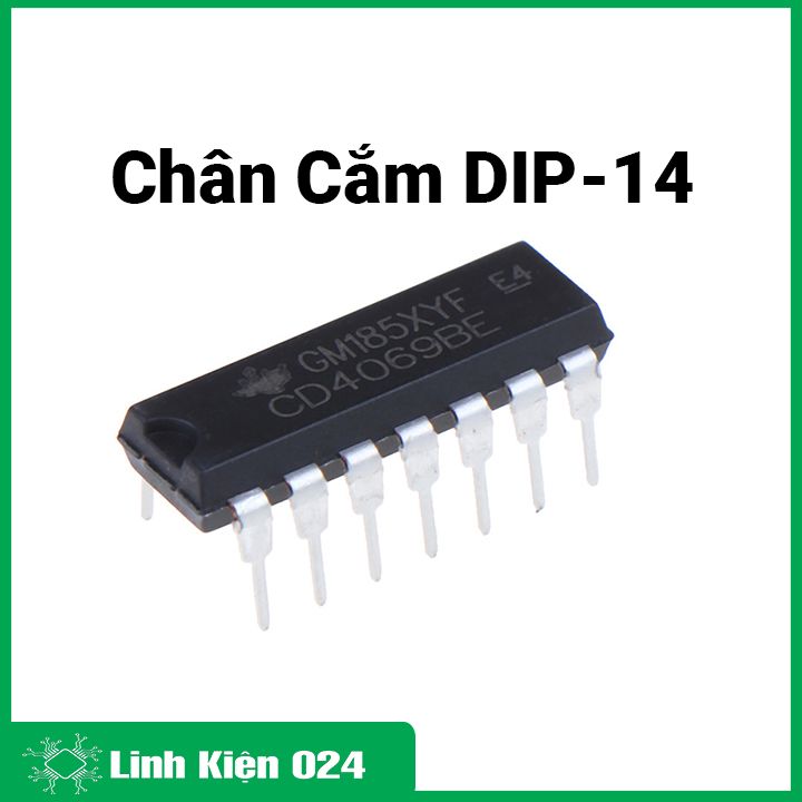 Ic cd4069be dip14 / sop14 tiêu thụ điện năng thấp