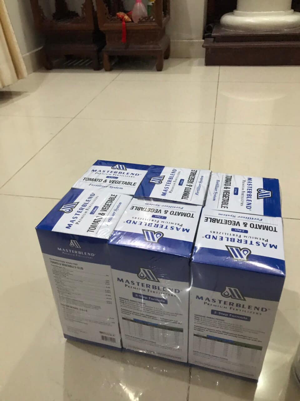 Combo 6 Hộp dung dịch Thủy Canh Masterblend size lớn