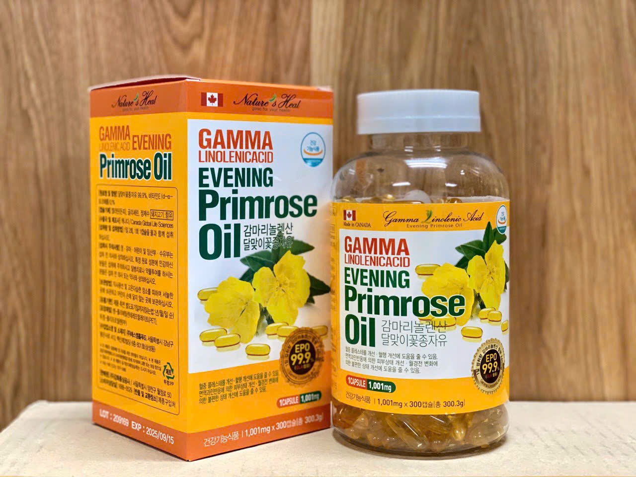 Tinh dầu hoa anh thảo có tem - Cân bằng nội tiết tố nữ ( hộp 300 viên )