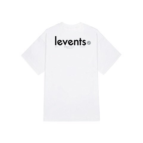 Áo thun LEVENTS Popular Logo/ White Black