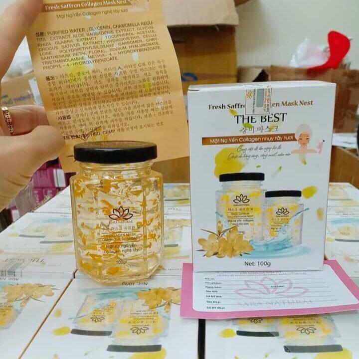 Mặt nạ yến tươi collagen