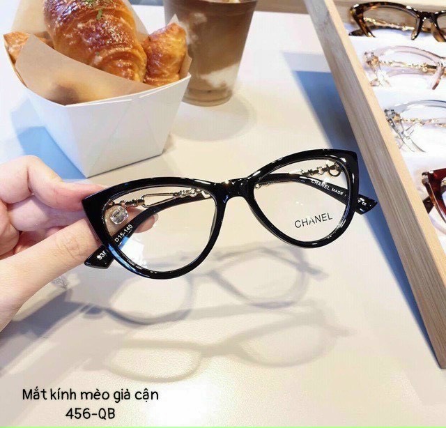 Gọng kính các mẫu Giả Cận Mèo Nữ Thời trang 0 độ giả cận - Bự Store