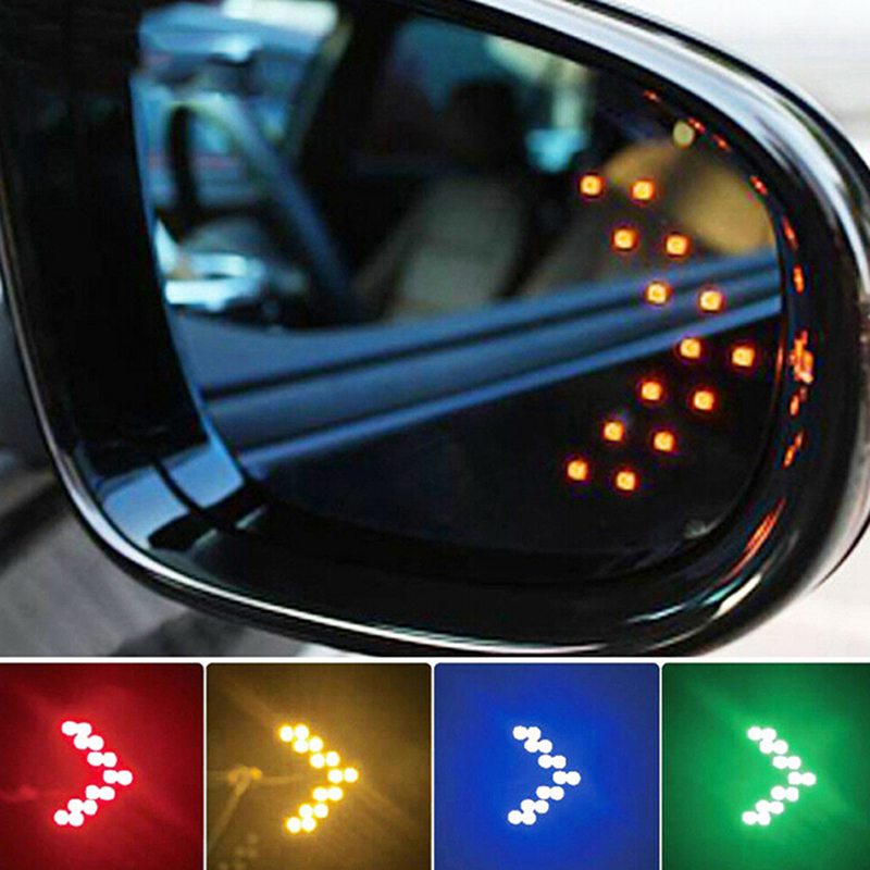 THM Đèn báo rẽ LED 14-smd cho xe hơi đèn tín hiệu rẽ gương chiếu hậu