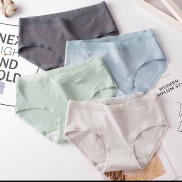 Quần Lót Cotton Cạp Lưới Siêu Đẹp