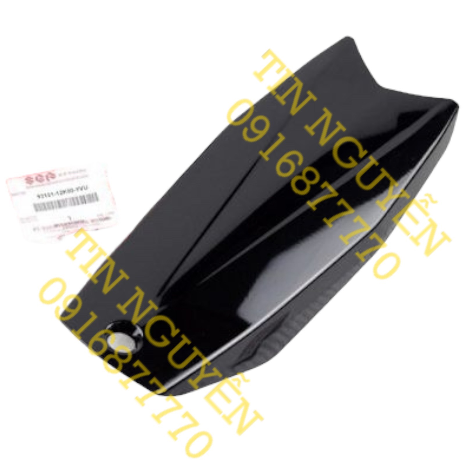 Nắp cốp trên dưới Satria Fi màu đen bóng hàng chính hãng Suzuki