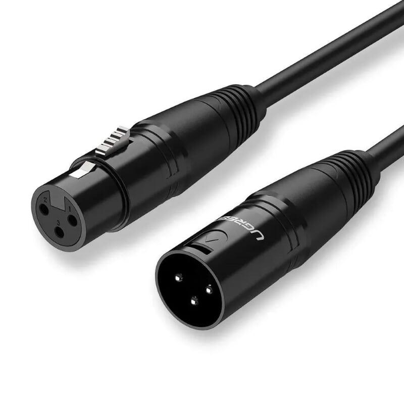 Ugreen 20716 15m màu đen cáp nối dài microphone xlr âm thanh av130