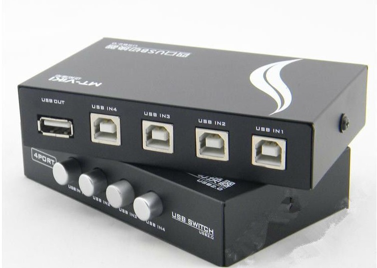 Bộ chia 4 máy tính dùng chung 1 máy in Switch USB MT-VIKI chất lượng cao