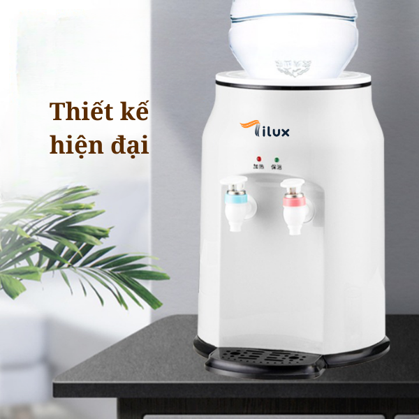 Cây nước nóng lạnh mini để bàn, bình nước nóng tiết kiệm điện có công tắc bật nóng lạnh