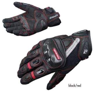 Găng tay cao cấp Komine GK-160 màu đỏ đen thumbnail