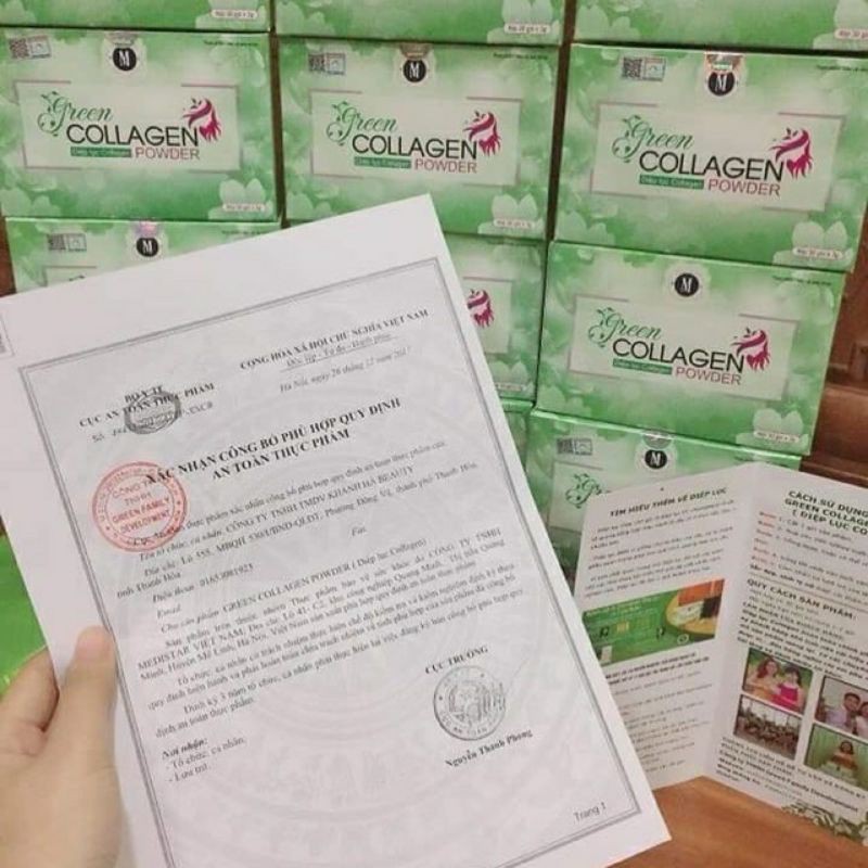 [HCM]Diệp Lục Collagen Chính Hãng +Tặng Bình Pha