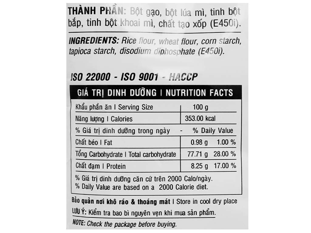 [HCM]Combo 2 gói Bột chiên giòn Tài Ký 150g