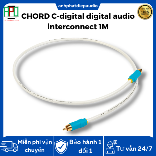 Dây tín hiệu coxial CHORD C-digital digital audio interconnect 1M