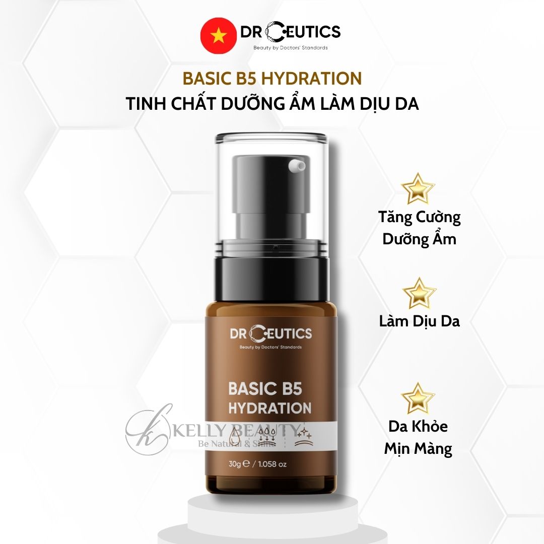 Tinh Chất Dưỡng Ẩm Cho Da Dầu DrCeutics Basic B5 Hydration | Kelly Beauty