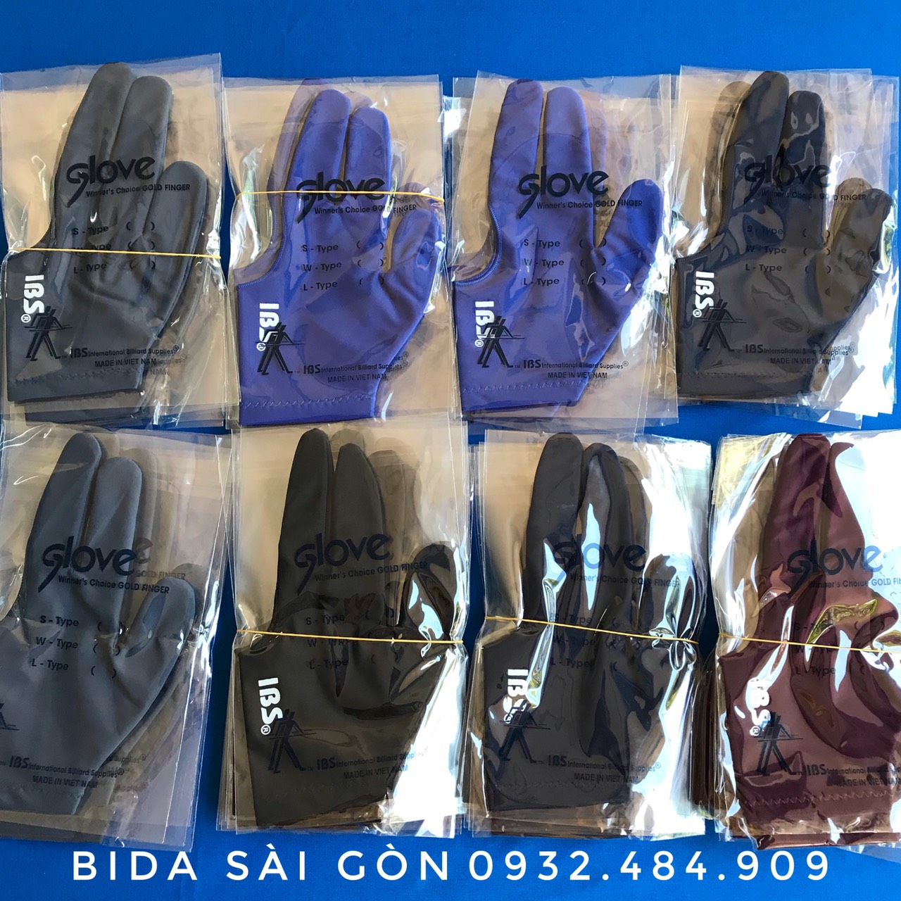 [Giá Sốc] Bao tay bida IBS Việt Nam