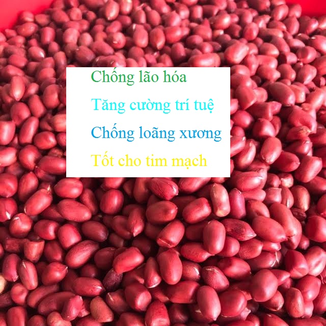 1kg Lạc đỏ - Đậu phộng đỏ bóc thủ công