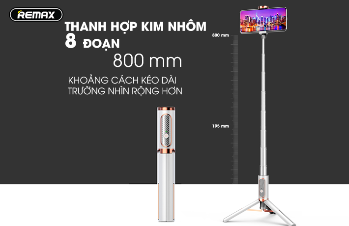 Gậy chụp ảnh bluetooth Remax RL-EP05 Pro