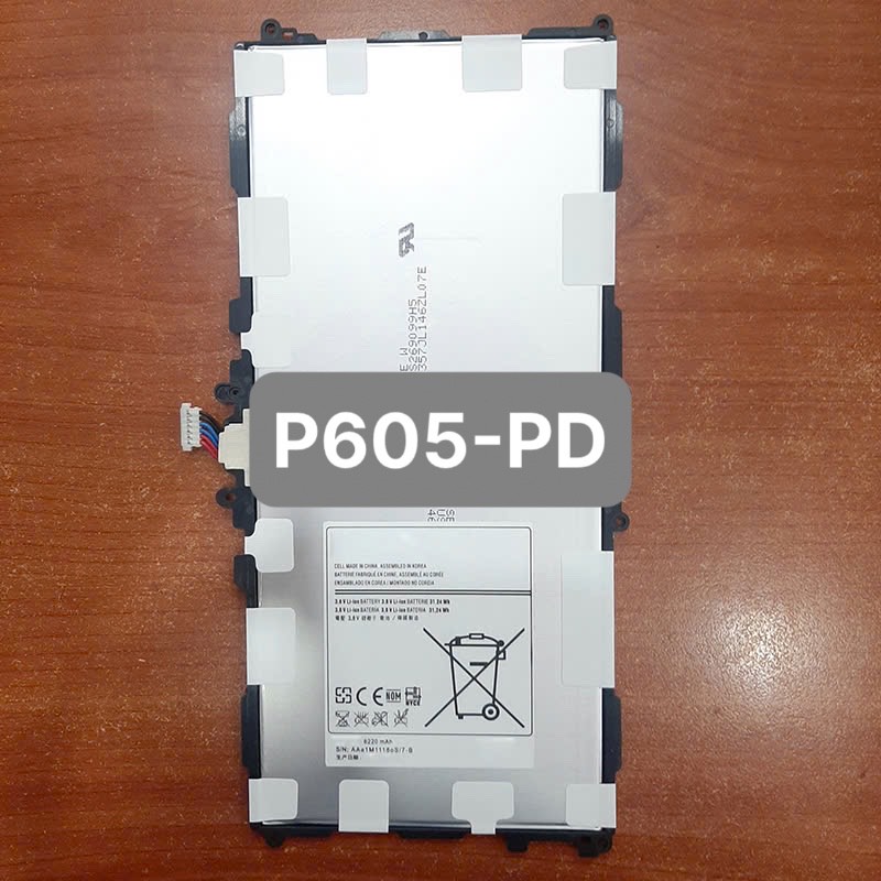 Pin thay thế SS tab P605