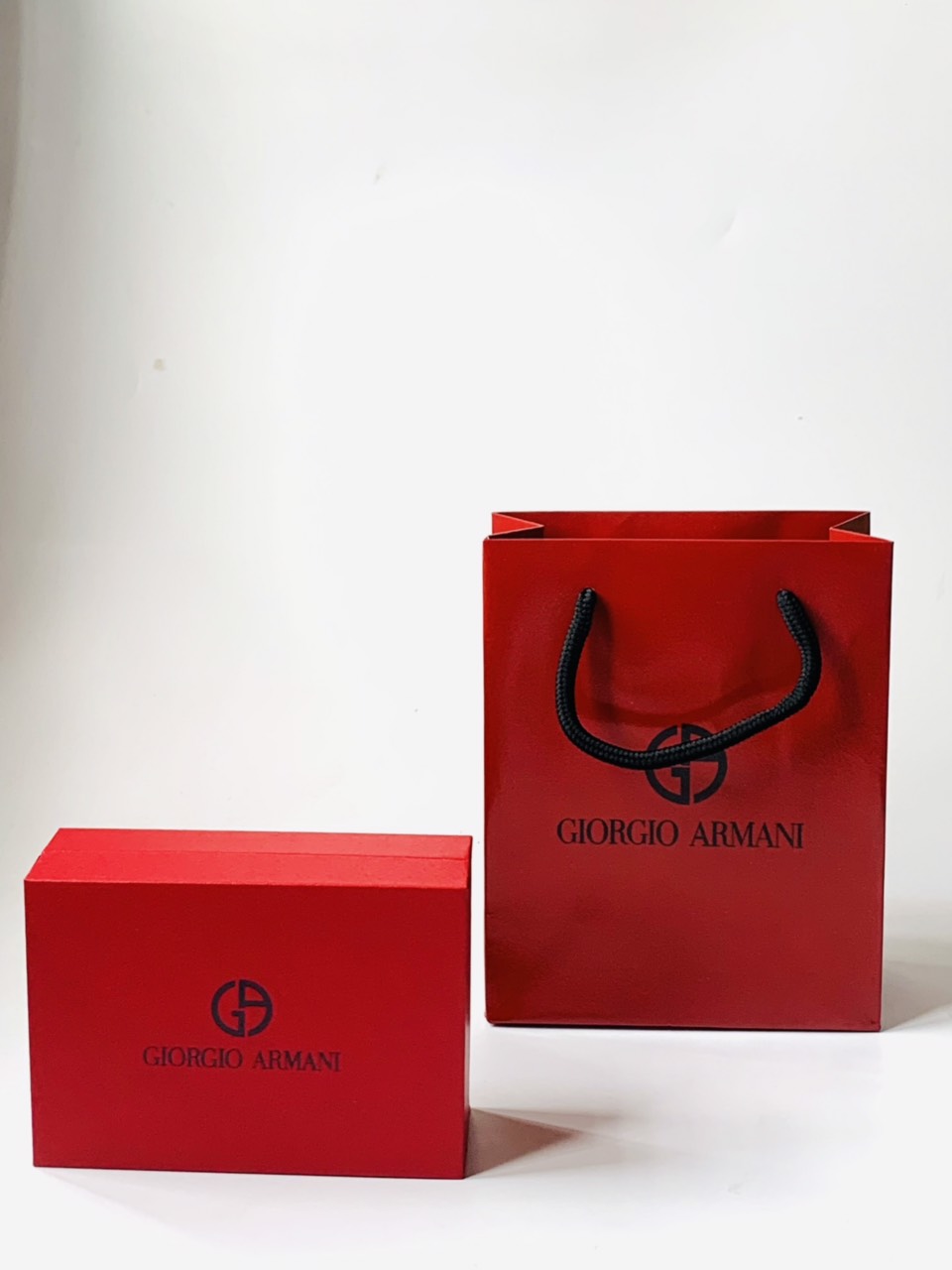 Set túi hộp đựng son Giorgio Armani (Màu đỏ)