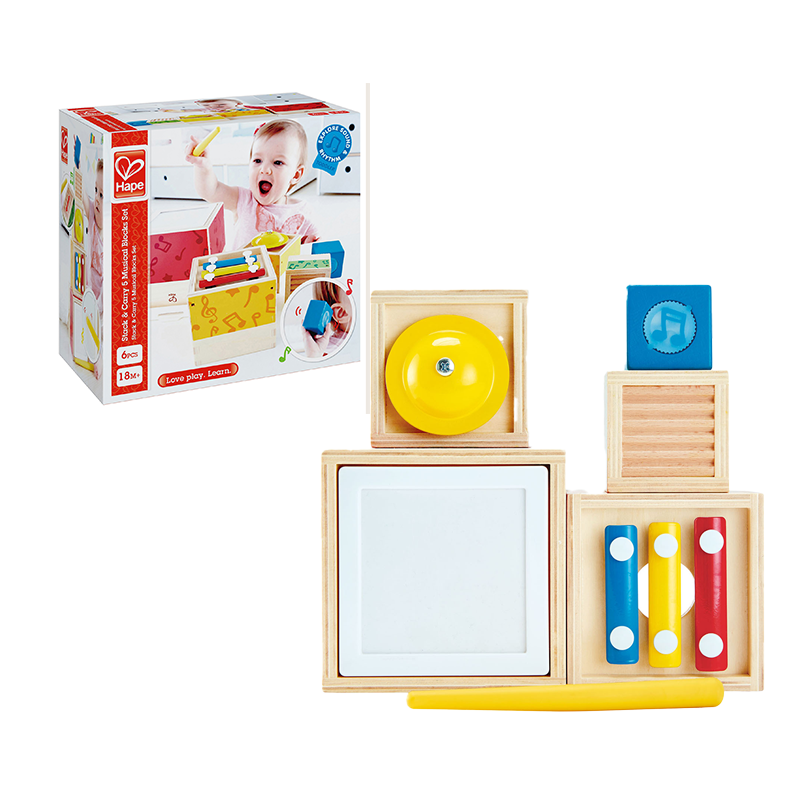 Bộ đồ chơi âm nhạc xếp chồng Hape E0336