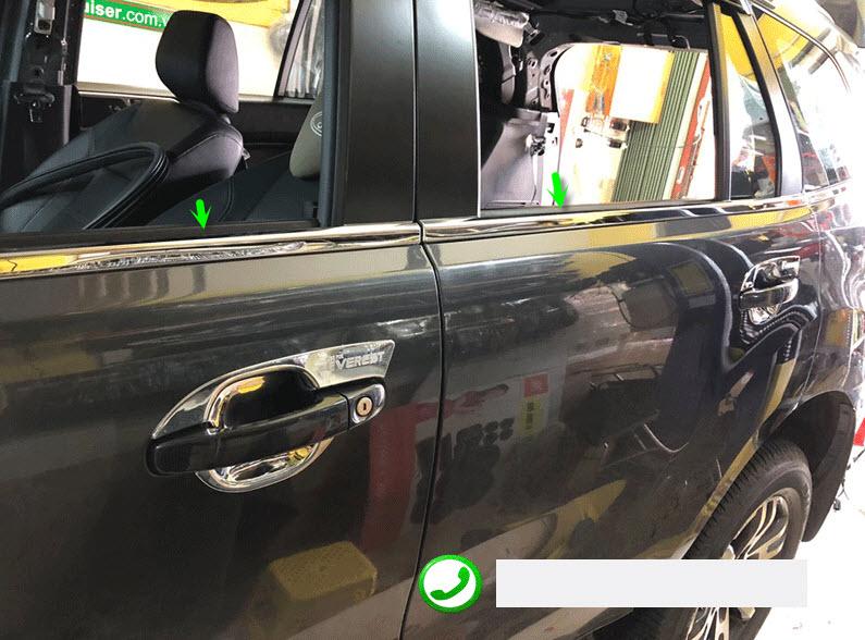 Nẹp chân kính theo xe Ford Everest 2017-2022