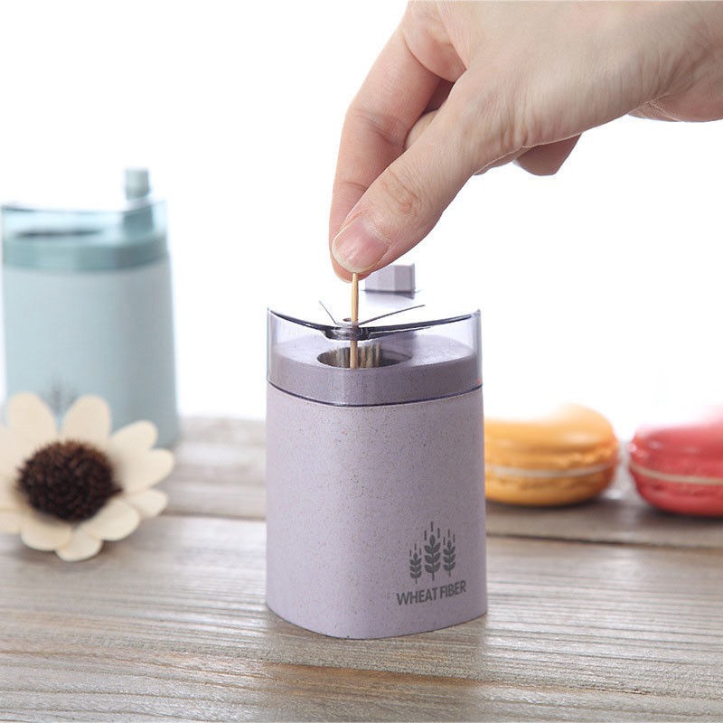 Hộp Tăm Hình Trái Tim Tự Động Lúa Mạch